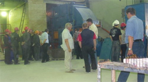 俄羅斯2x2000T陶瓷纖維毯生產(chǎn)線(xiàn)