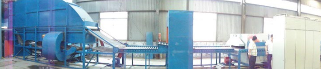 俄羅斯2x2000T陶瓷纖維毯生產(chǎn)線(xiàn)