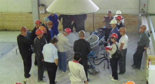 俄羅斯2x2000T陶瓷纖維毯生產(chǎn)線(xiàn)